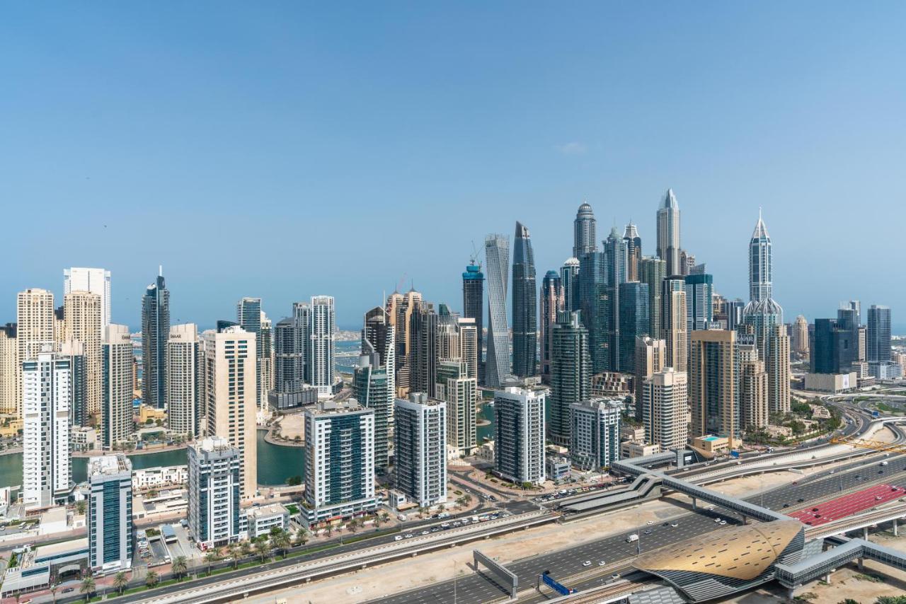 Modern 1Br Apartment In Jlt Next To Metro With City Views ドバイ エクステリア 写真