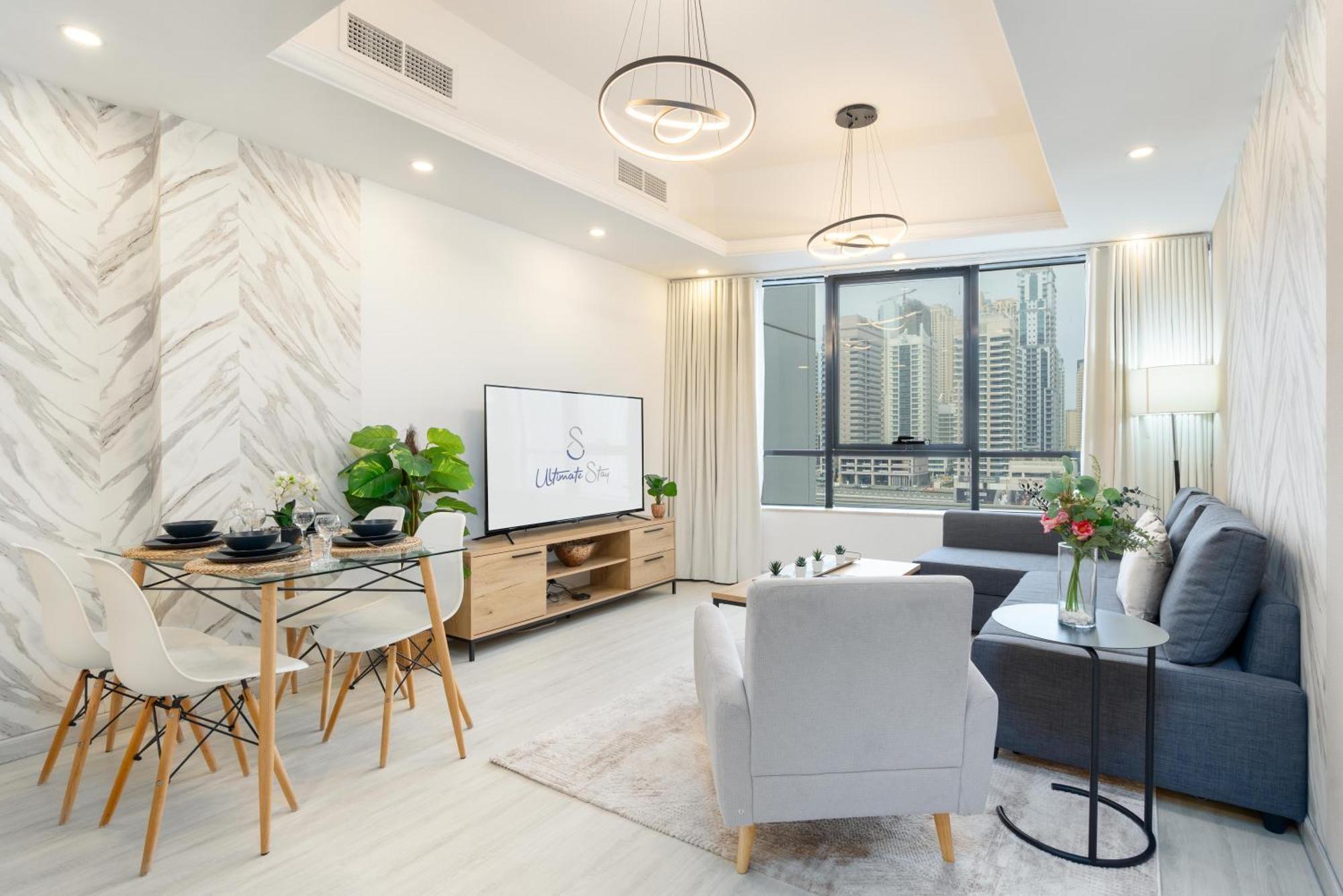 Modern 1Br Apartment In Jlt Next To Metro With City Views ドバイ エクステリア 写真
