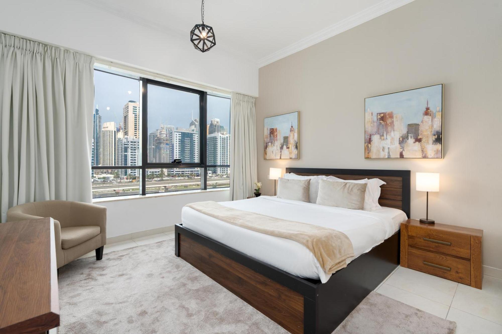 Modern 1Br Apartment In Jlt Next To Metro With City Views ドバイ エクステリア 写真
